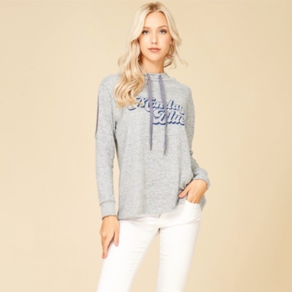 Brie Monday Blues Split Sleeve Hoodie 5 Star Rated